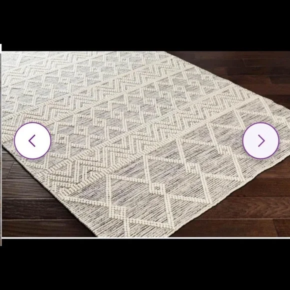 Geometric Pattern Area Rug - Picture 4 of 5